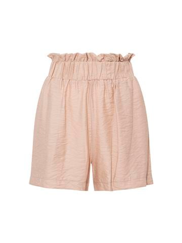 Beli Lastikli Rahat Kesim Şort - Bej