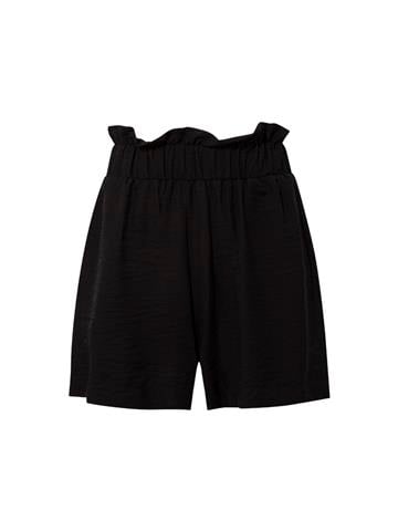 Beli Lastikli Rahat Kesim Şort - Siyah