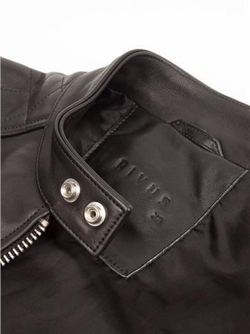 Biker Deri Ceket - Siyah