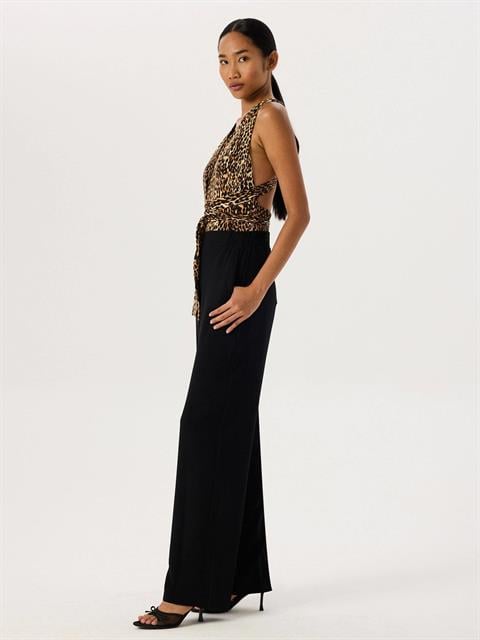 Derin Dekolteli İkonik Body - Leopar