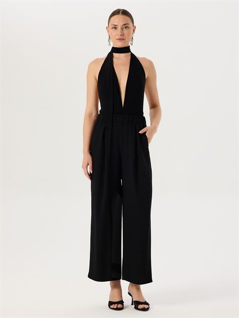 Derin Dekolteli İkonik Body - Siyah