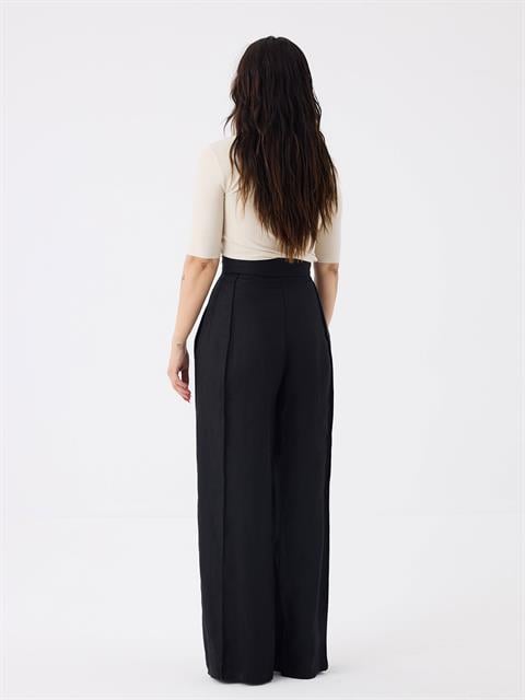 Düğmeli Polo Yaka T-shirt - Bej