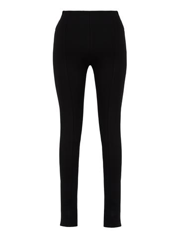 Fermuar Detaylı Tayt - Siyah