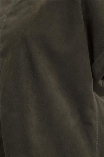 Güderi Sıfır Yaka T-Shırt - Haki