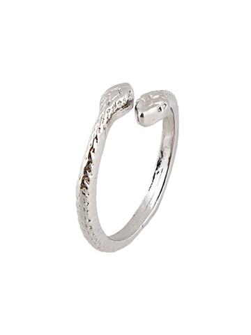 İnce Yılan Yüzük - Silver