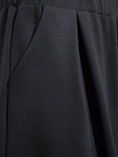 Beli Lastikli Geniş Paça Cepli Rahat Pantolon - Lacivert