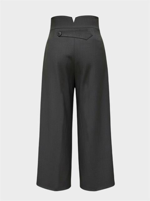 Ultra Yüksek Bel Culotte Pantolon - Gri