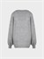 V Yaka Oversize Triko Kazak - Gri