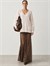 V Yaka Oversize Triko Kazak - Vizon