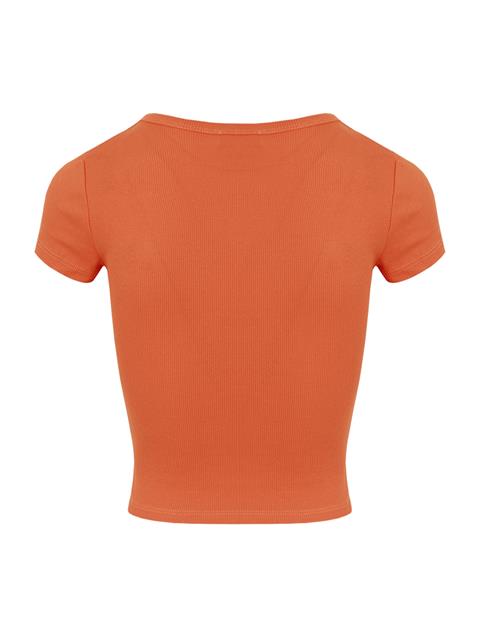 Kaşkorse Basic T-Shirt - Oranj
