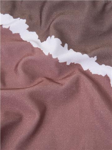 Tek Omuz Bikini Takımı - Kahve