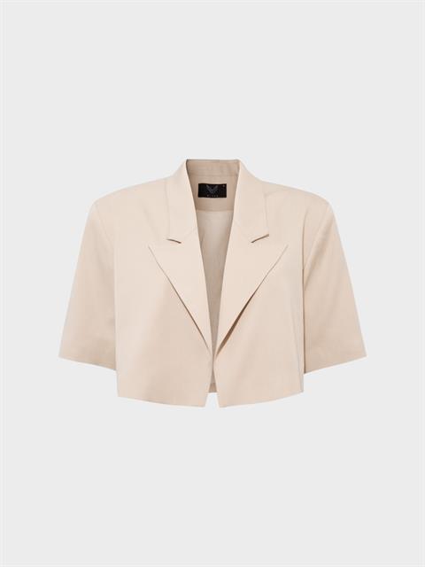 Modern Fit Kruvaze Ceket - Bej