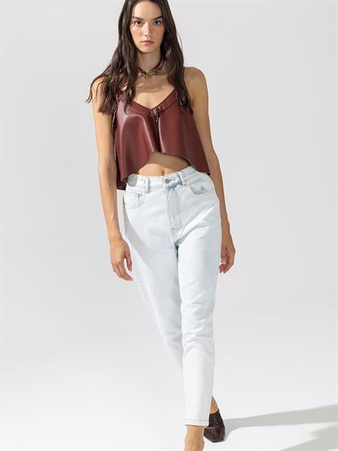 Mom Fit Jean Pantolon - Açık Mavi