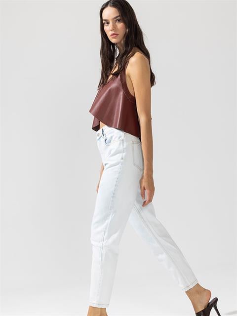 Mom Fit Jean Pantolon - Açık Mavi