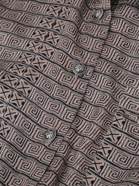 Salaş Kesim Gömlek - Desenli