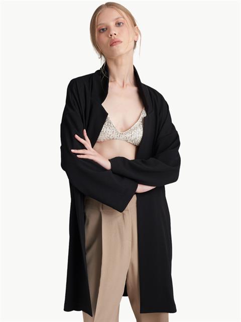 Skuba Hırka Ceket - Siyah