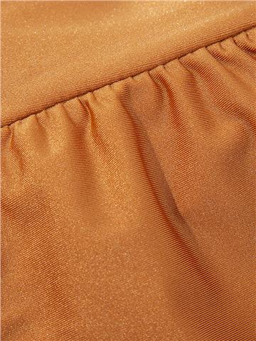 Straplez Kayısı Rengi Bikini Takımı - Oranj