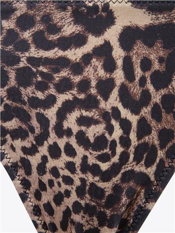 Straplez Leopar Bikini Takımı - Leopar