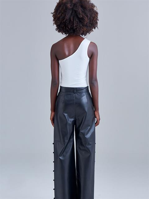 Tek Omuz Body - Ekru