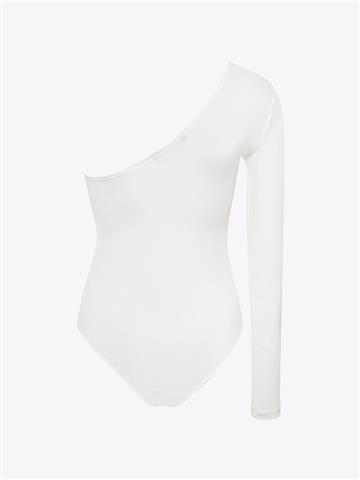 Tek Omuz Kollu Body - Ekru