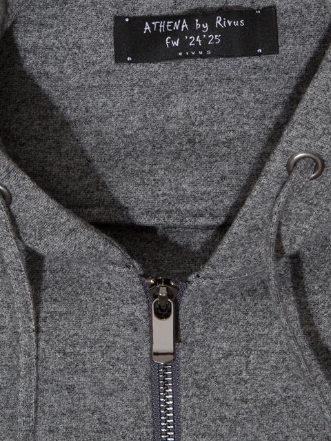 Trençkot Veya Ceket İçi Kapüşonlu Sweatshirt Görünümlü İç Parça - Gri