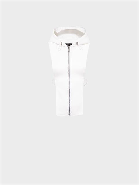 Trençkot Veya Ceket İçi Kapüşonlu Sweatshirt Görünümlü İç Parça - Beyaz