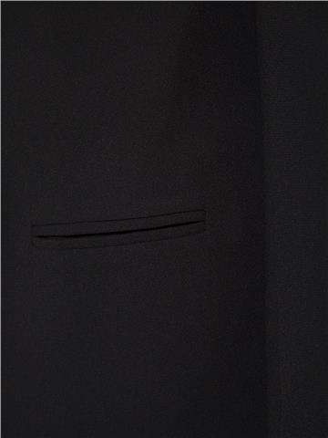 Uzun Blazer Ceket - Siyah