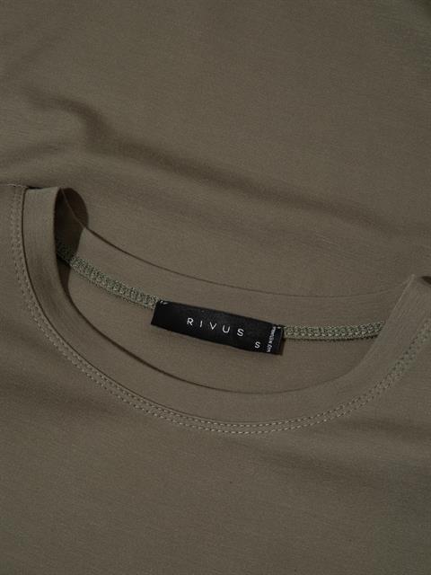 Premium Yumuşak Tuşeli Vatkalı T-Shirt - Haki