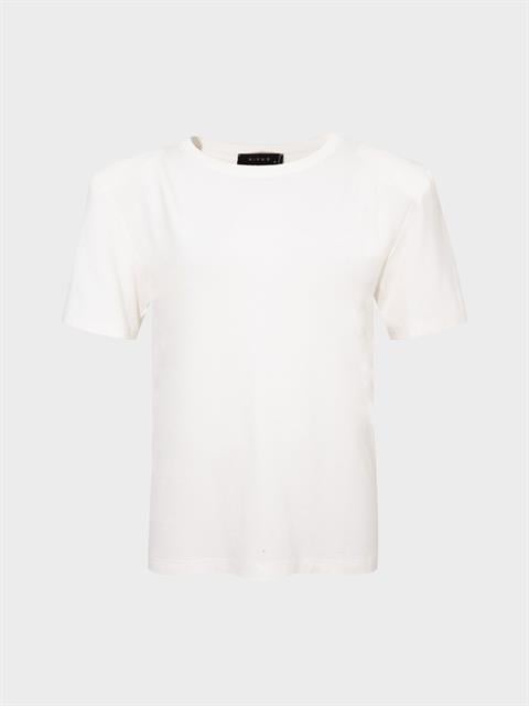 Premium Yumuşak Tuşeli Vatkalı T-Shirt - Beyaz