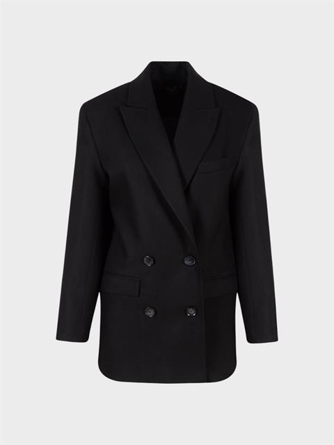 Vatkalı Blazer Ceket - Siyah