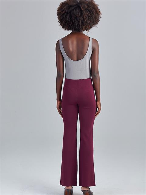 Yüzücü Atlet Kesim Alttan Çıtçıtlı Triko Body - Gri
