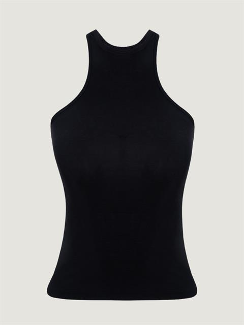 Yüzücü Yaka Atlet - Siyah