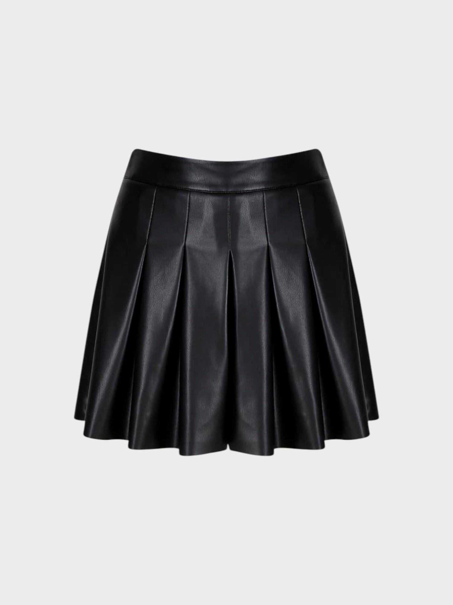 Hotel Kalinga Black Leather Mini Skirt Youth Hotel Kalinga Les