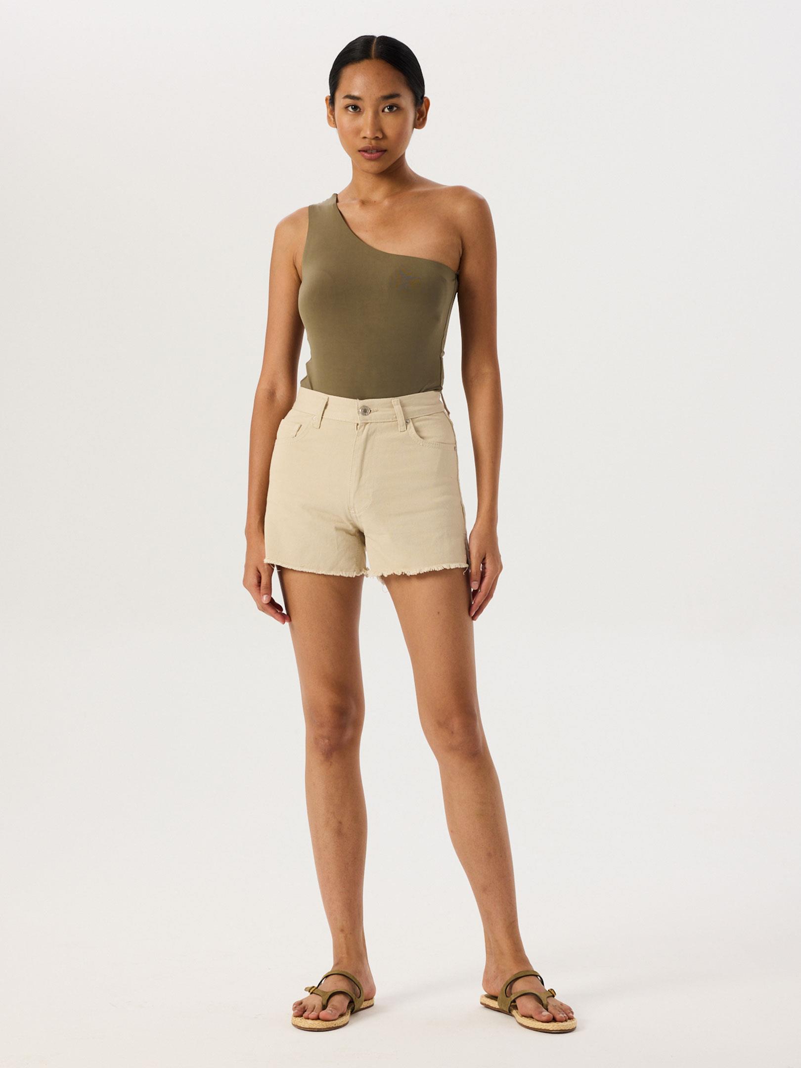 One Shoulder Body Khaki
