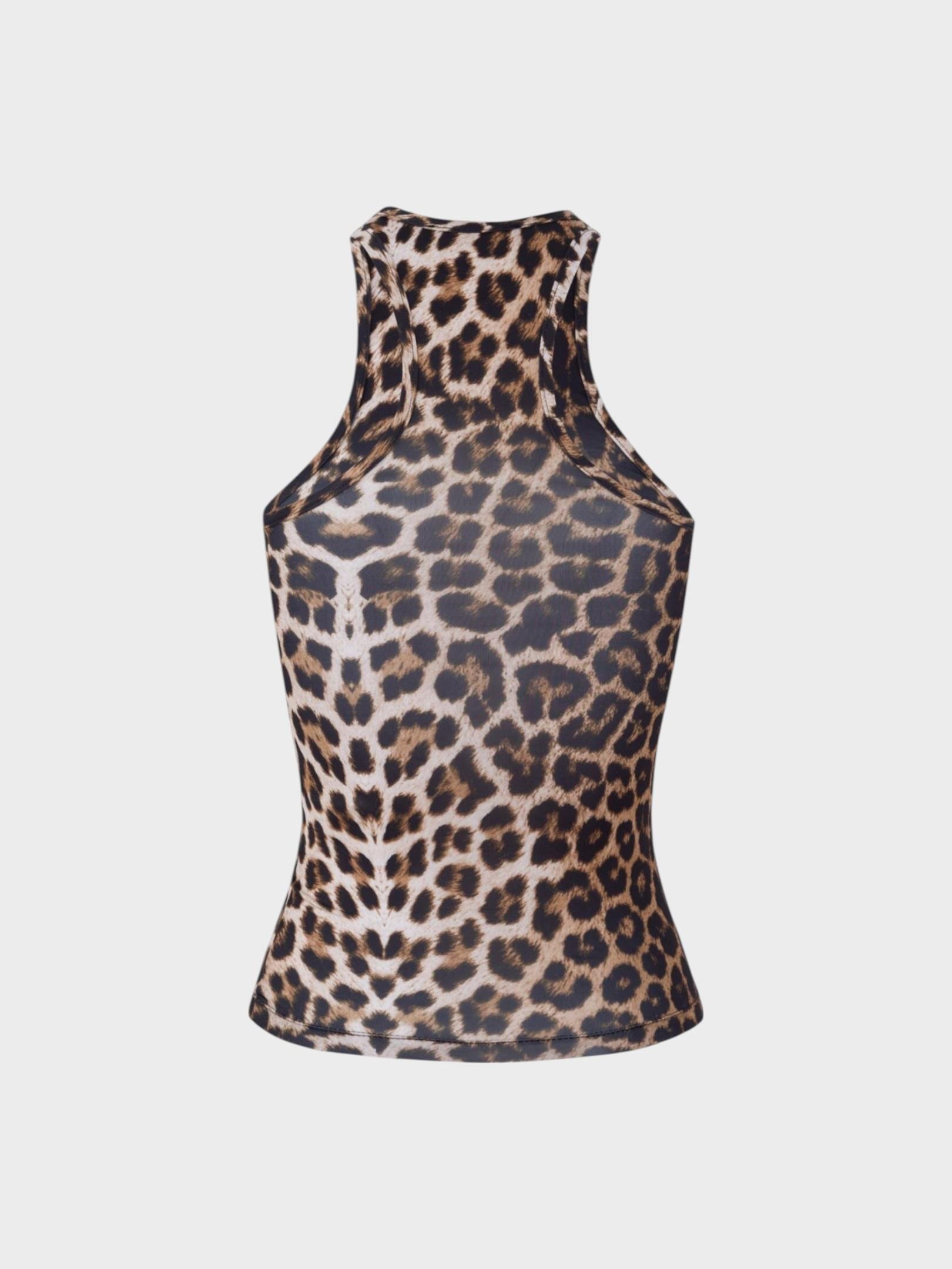 Racerback Tank Top - Leopard - Rivus