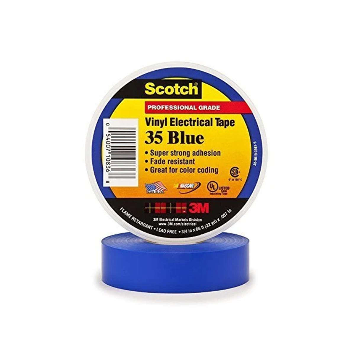 3M 7100238733 Elektrik Bantı Mavi Scotch 35