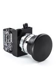 Emas CM100MH Mantar Buton Siyah 1 Na Çap:40mm