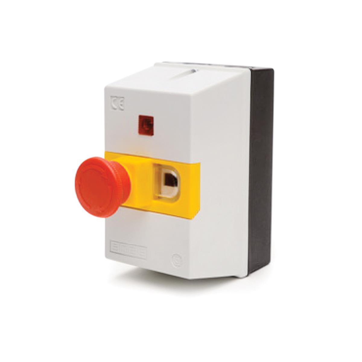 Emas MKS1KE Boş Motor Koruma Kutusu Acil Stop Butonlu