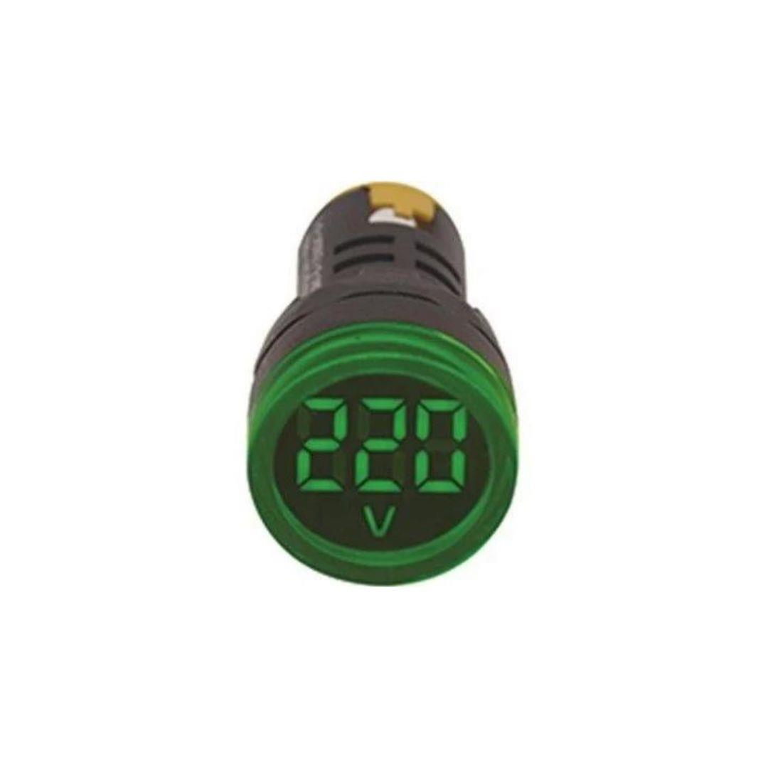 Gwest 6502 Voltmetre Yeşil 24V-550V Çap:22mm