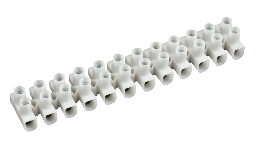 Klemsan 431012 4mm Sıra Klemens Beyaz SK 2