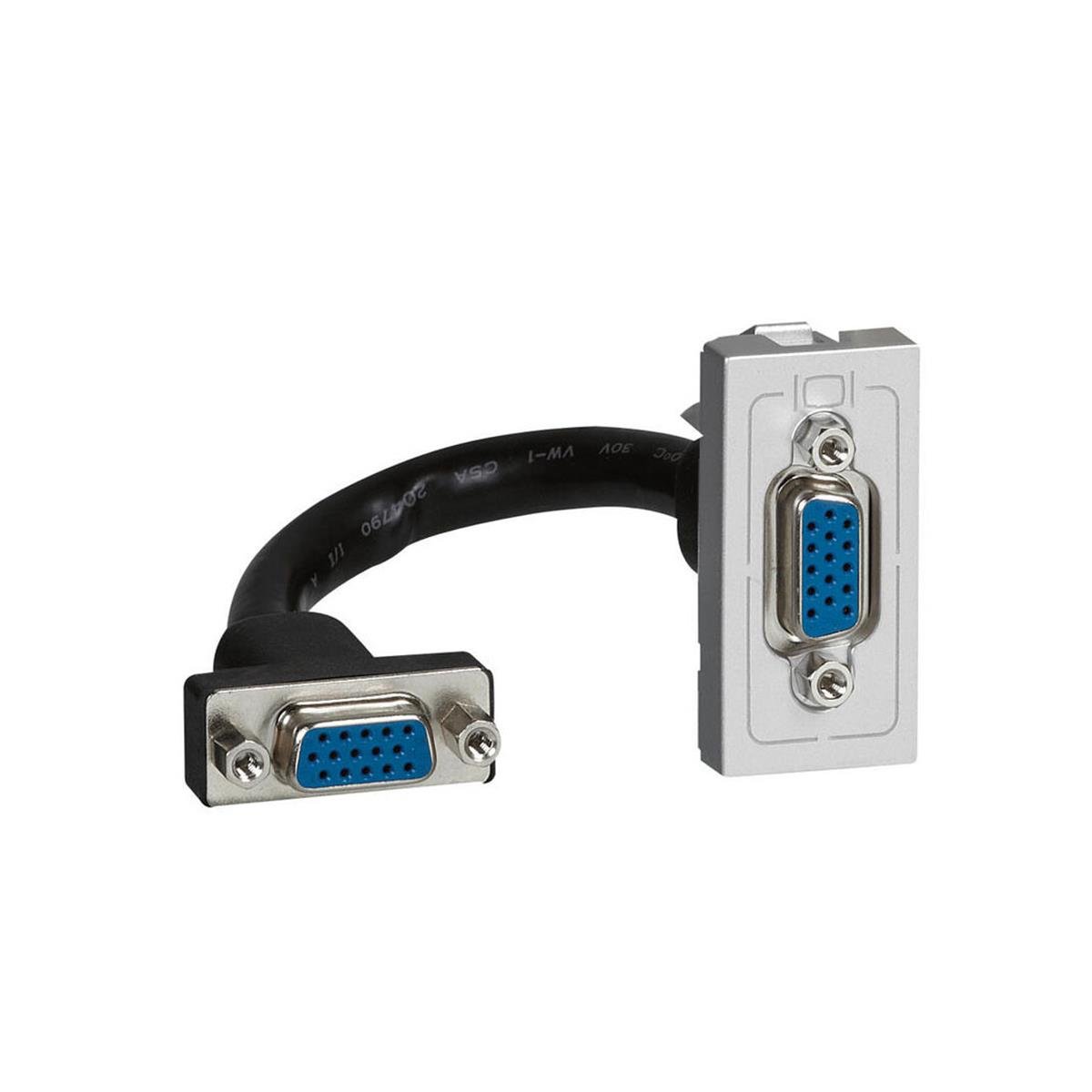 Legrand 079377 Armada Önceden Sonlandırılmış Hd15 Priz Alüminyum