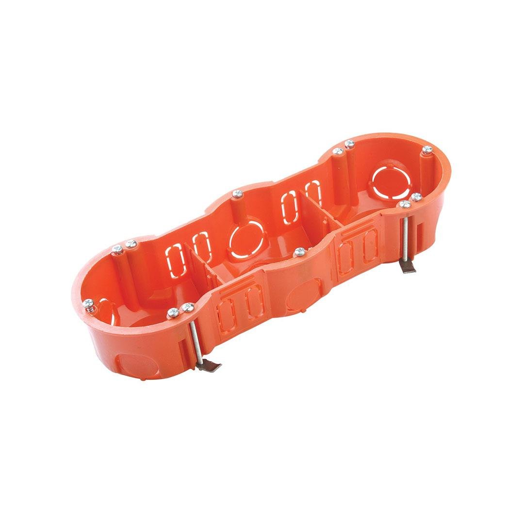 Mutlusan 0010461201030012 3'lü Alçıpan Kasa Turuncu