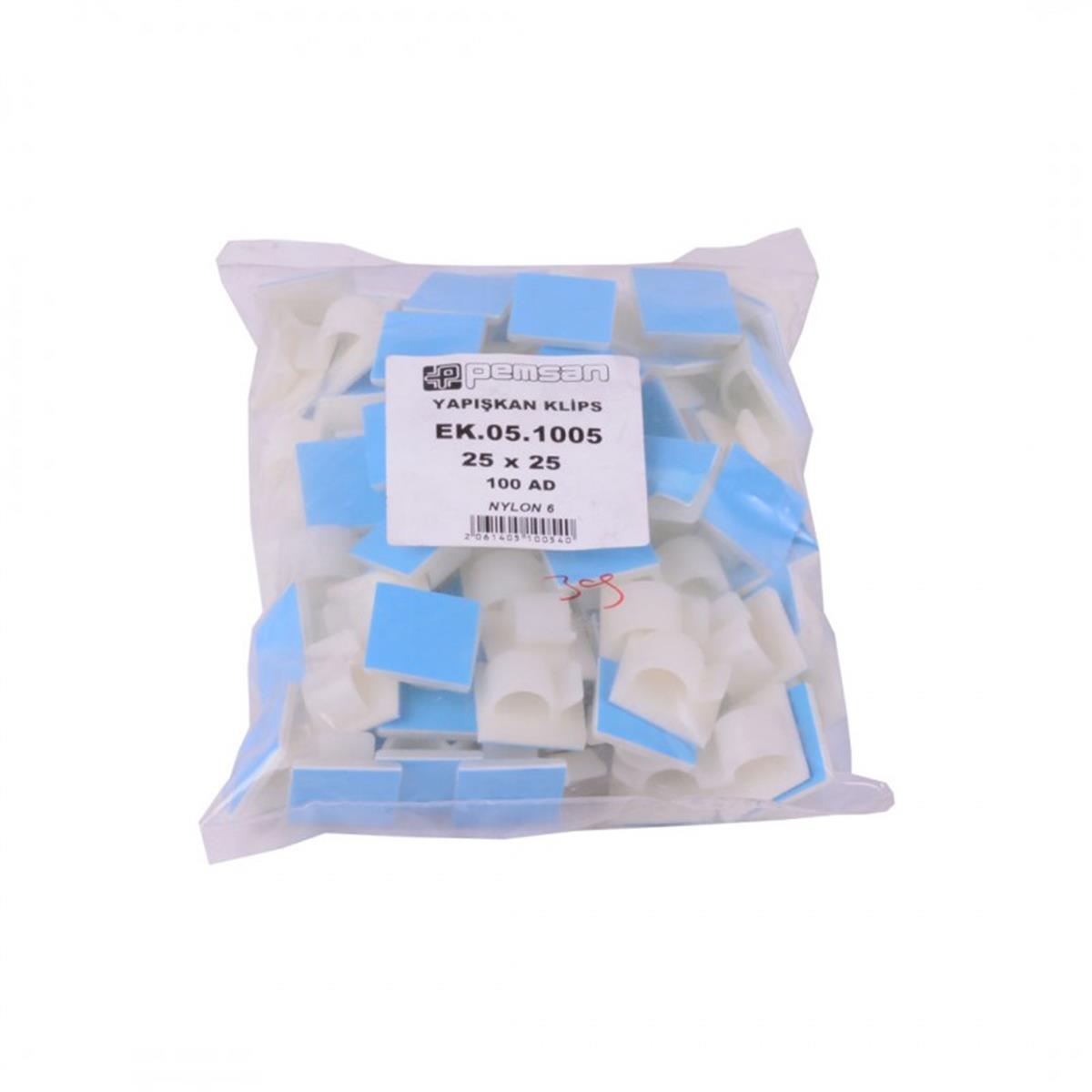 Mutlusan 062129132525 Ek.05.1005   Yapiskanli Klips 25X25