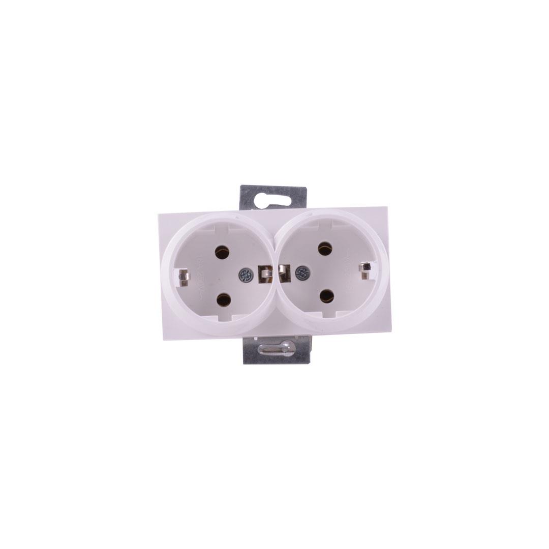 Mutlusan 22002020201 2'li Topraklı Priz Rita Serisi