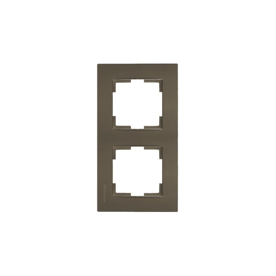 Mutlusan 22208002286 2'li Dikey Çerçeve Antrasit Rita Serisi