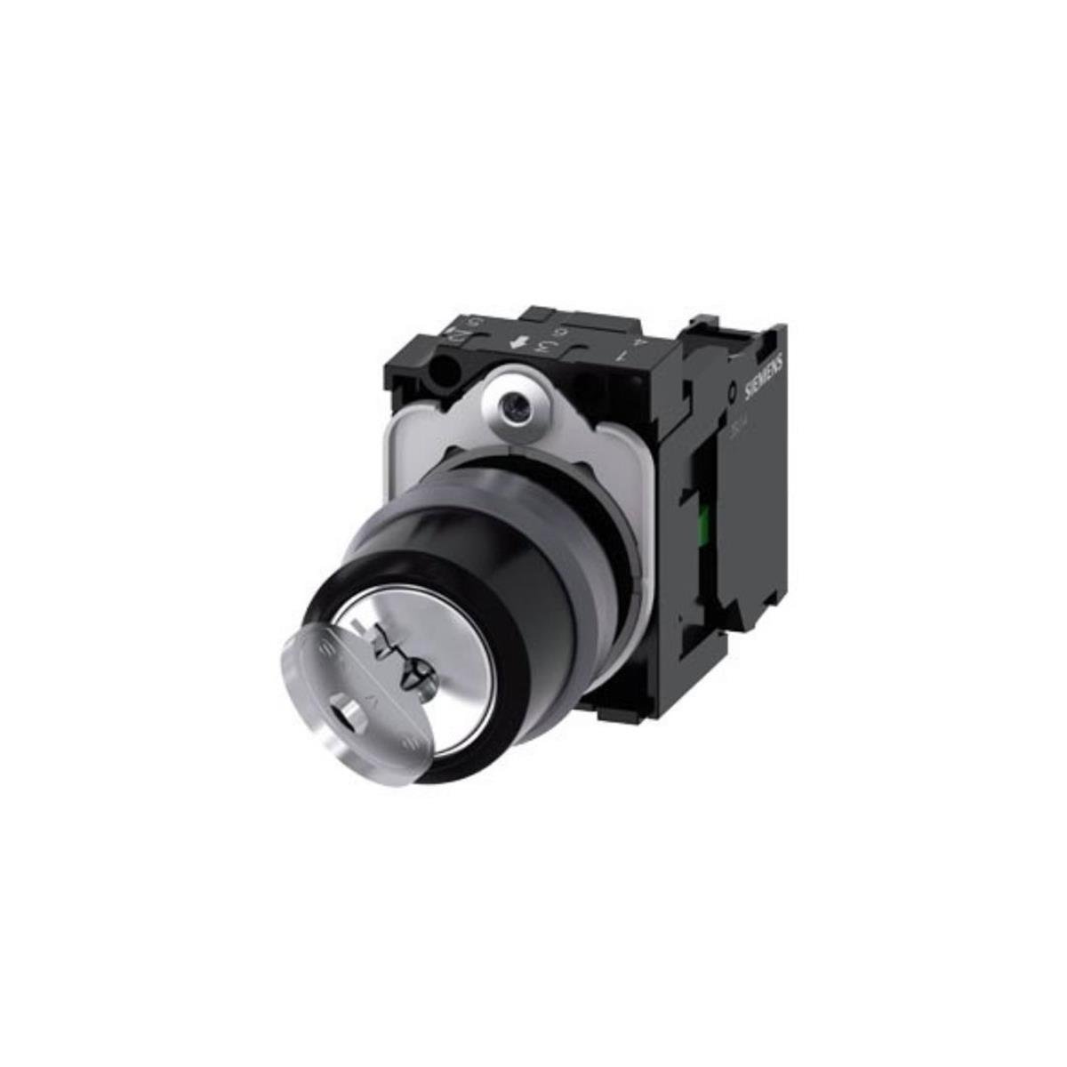 Siemens 3SB6160-4AL11-1NA0 Kilitli Buton 1-0-2 Pozisyon 1Na+1Na