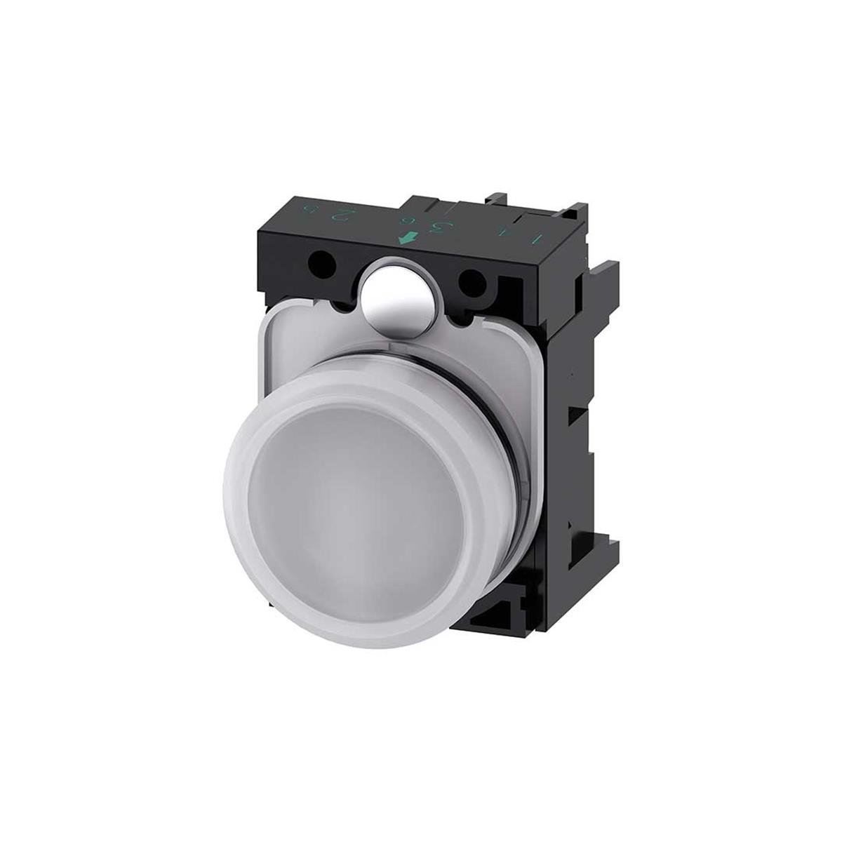 Siemens 3SU1102-6AA60-1AA0 Sinyal Lambası Beyaz 24V Ac/Dc