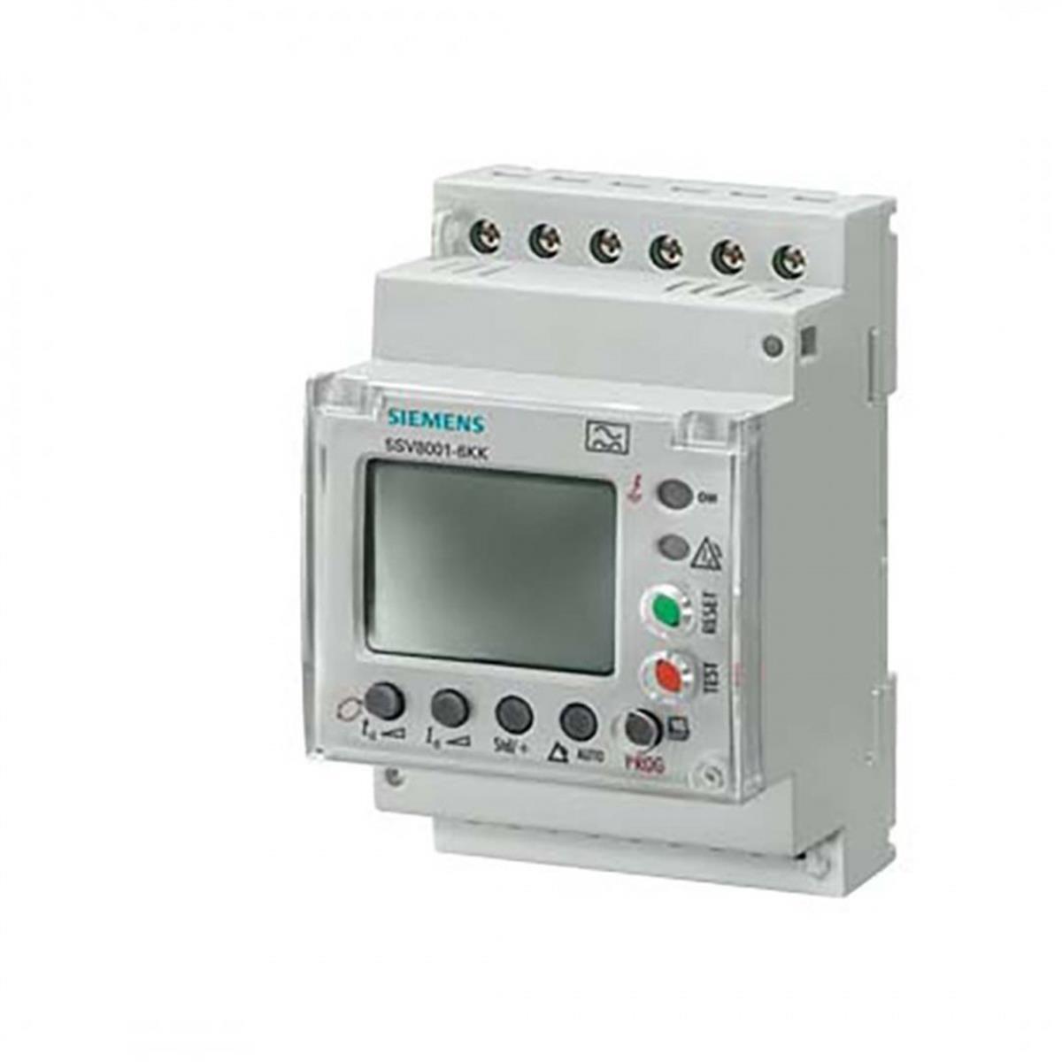 Siemens 5SV8001-6KK Toroid Kaçak Akım Rölesi Dijital 0,03mA/3A.