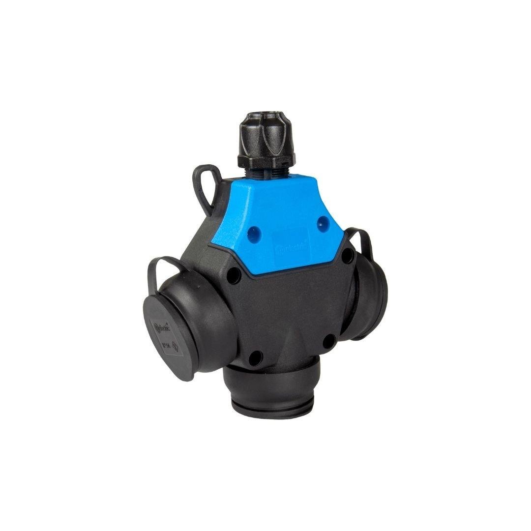 TP Electric 3101-314-0300 1x16A. 3'lü Monofaze Grup Priz Kauçuk