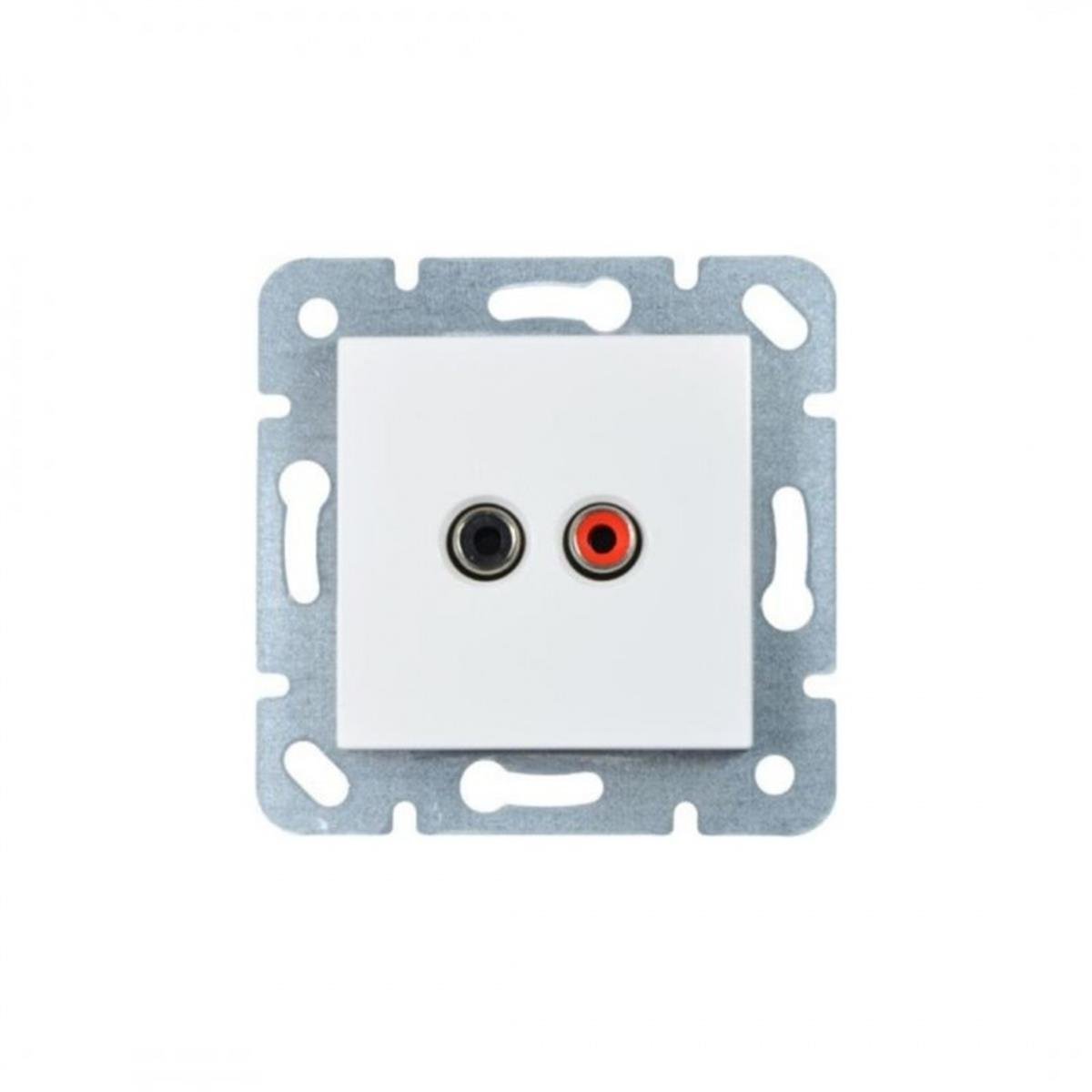 Viko 90967037 Müzik Yayın Prizi Beyaz 